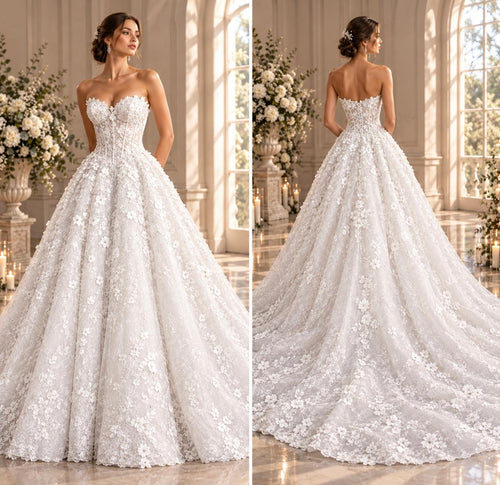 Abito da sposa in pizzo