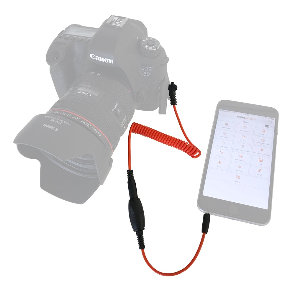 Miops smartphone remote control md-c2 with c2 cable for canon