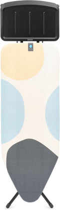 Brabantia perfect flow ironing board c - for steam generator - 124 x 45 cm - spring bubbles-0