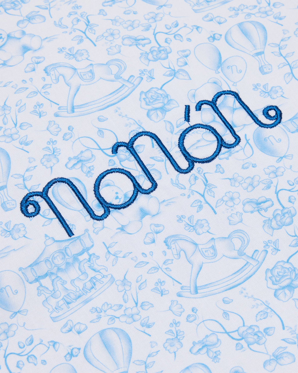 Coperta carrozina little dreamland blu
