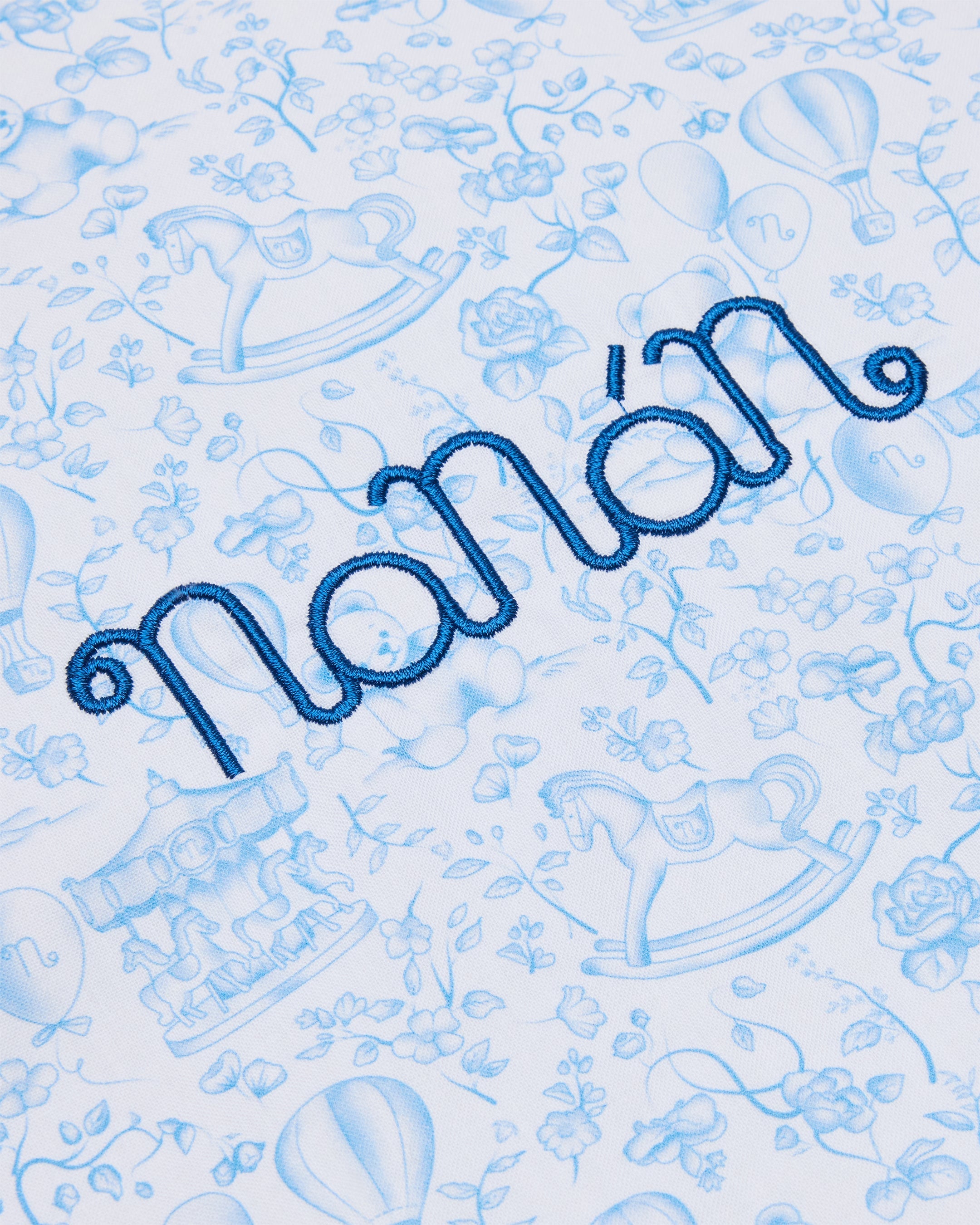 Coperta carrozina little dreamland blu