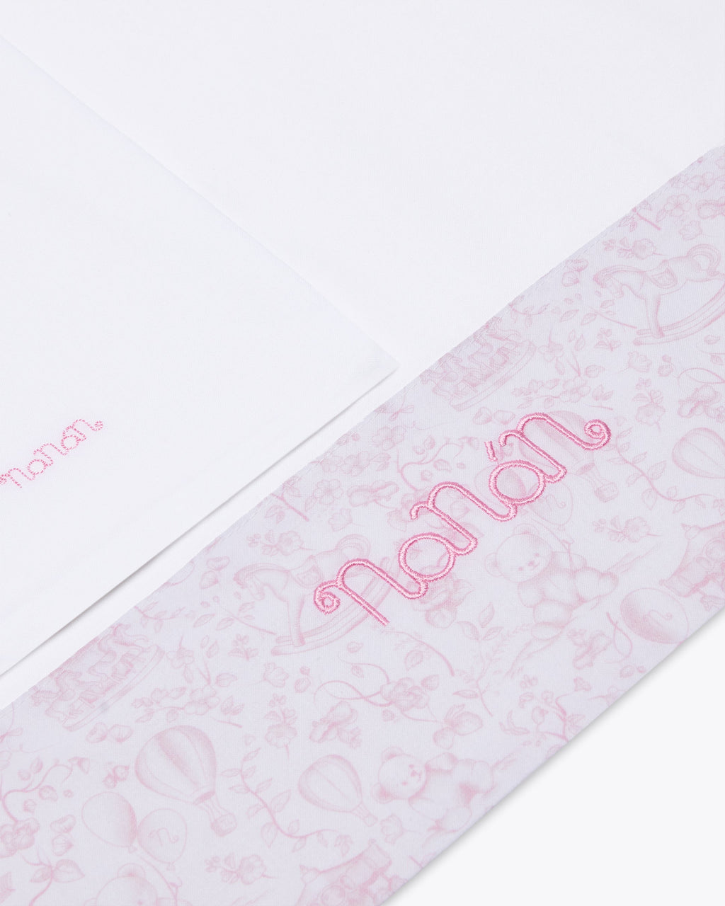Set lenzuola carrozzina 3 pezzi little dreamland rosa