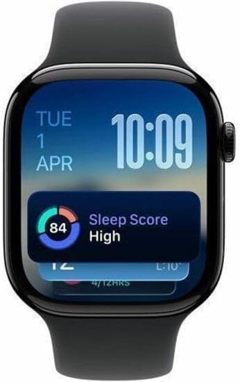 Apple Watch Series 11 GPS 42mm — Cassa Alluminio Nero Siderale, Cinturino Sport S/M, ECG e Monitoraggio Salute