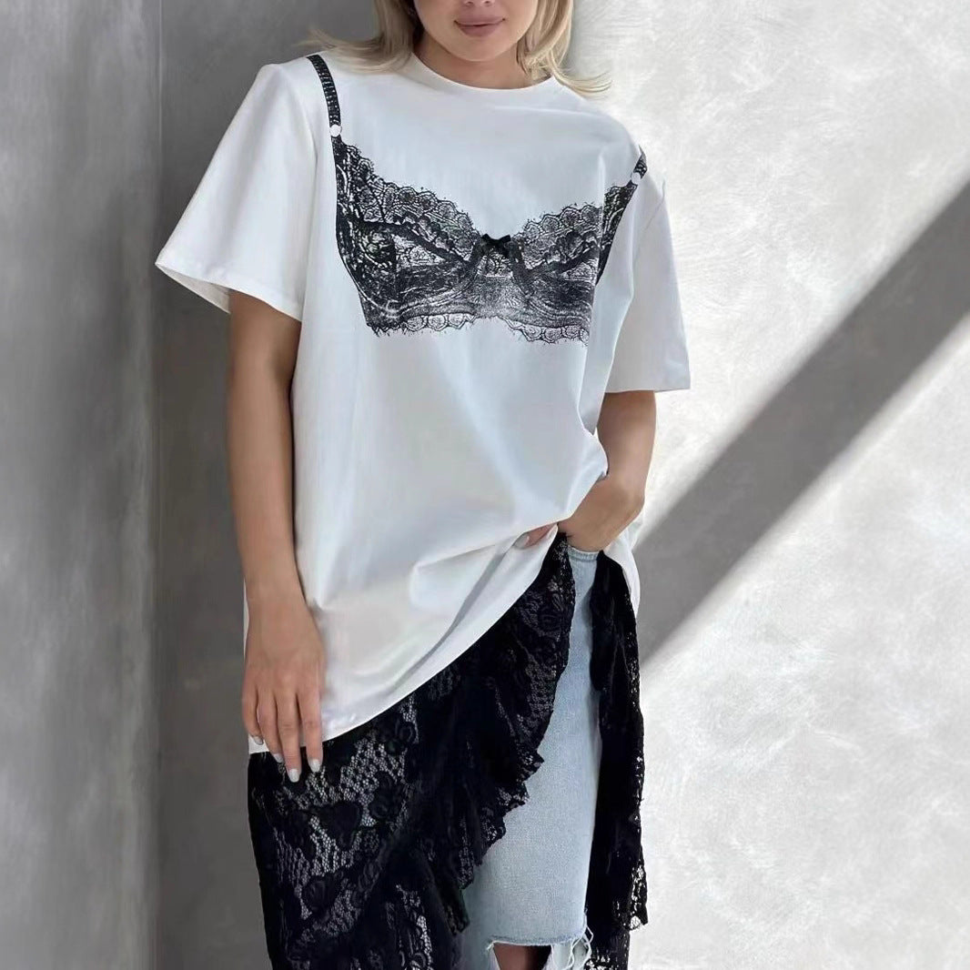 Women's Pure Cotton Short-sleeve T-shirt Top