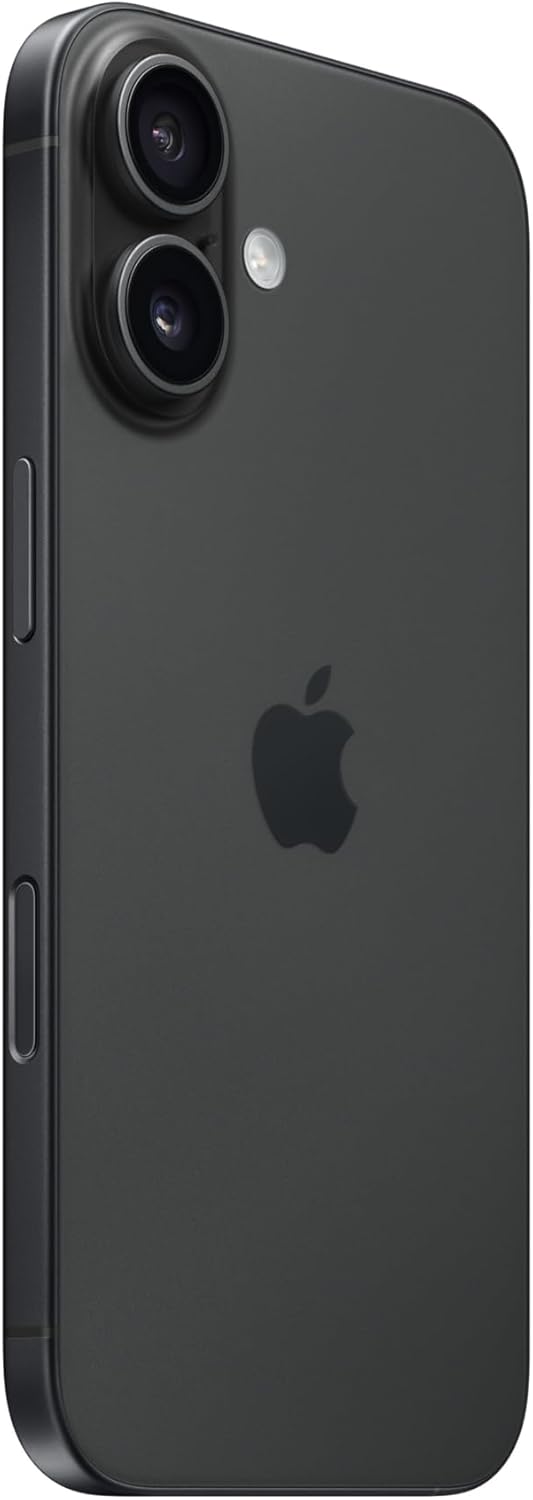 Apple iPhone 16 128 GB: Telefono 5G con Controllo fotocamera, chip A18 e tanta autonomia in più. Compatibile con AirPods; Nero