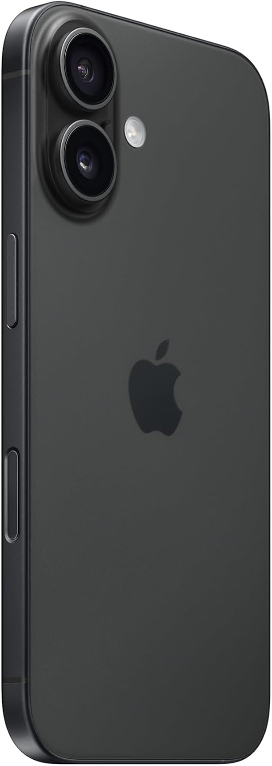 Apple iPhone 16 128 GB: Telefono 5G con Controllo fotocamera, chip A18 e tanta autonomia in più. Compatibile con AirPods; Nero