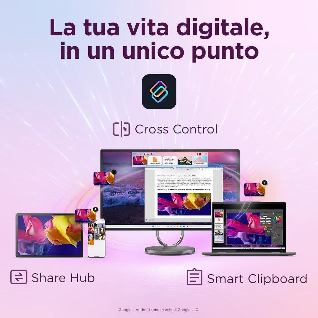 Lenovo Idea Tab Tablet 11" 2.5K (2560x1600) 90Hz IPS, 8GB RAM, 256GB, WiFi, Lenovo Tab Pen Inclusa, MediaTek Dimensity 6300, Android 15, Ideale per Studio, Appunti e Intrattenimento