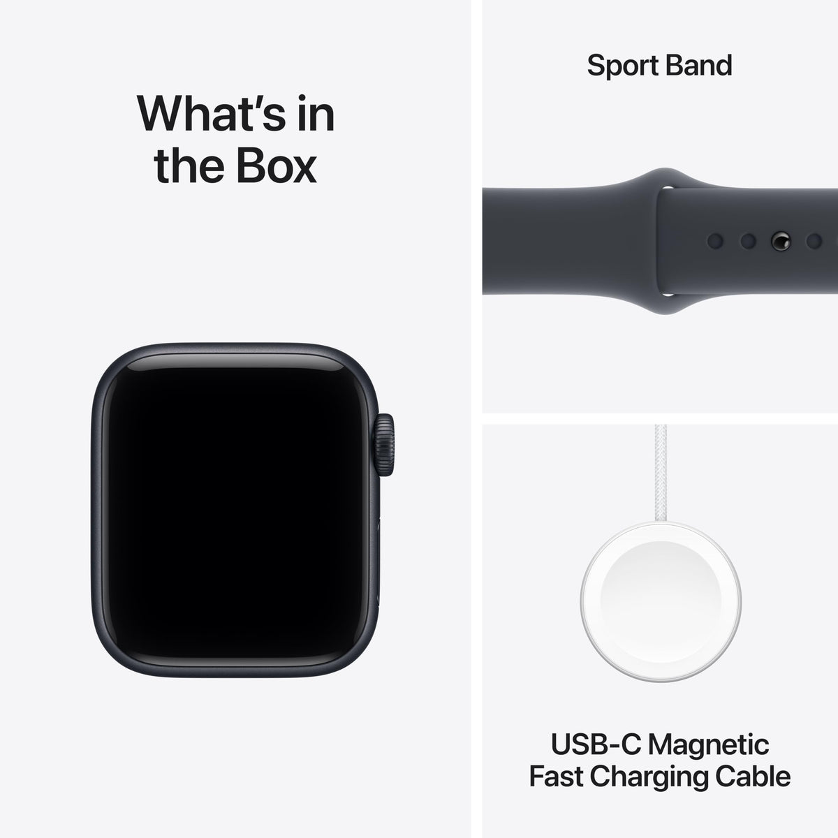 Apple Watch SE 3 GPS 40mm — Cassa Alluminio Galassia, Cinturino Sport S/M, Always-On, Resistente all'Acqua