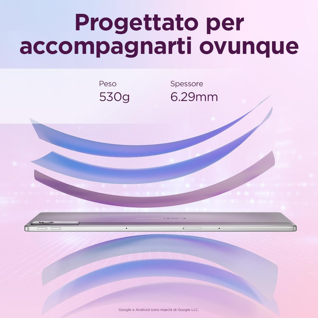 Lenovo Idea Tab Tablet 11" 2.5K (2560x1600) 90Hz IPS, 8GB RAM, 256GB, WiFi, Lenovo Tab Pen Inclusa, MediaTek Dimensity 6300, Android 15, Ideale per Studio, Appunti e Intrattenimento