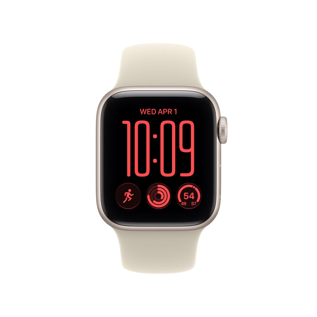 Apple Watch SE 3 GPS 40mm — Cassa Alluminio Galassia, Cinturino Sport S/M, Always-On, Resistente all'Acqua