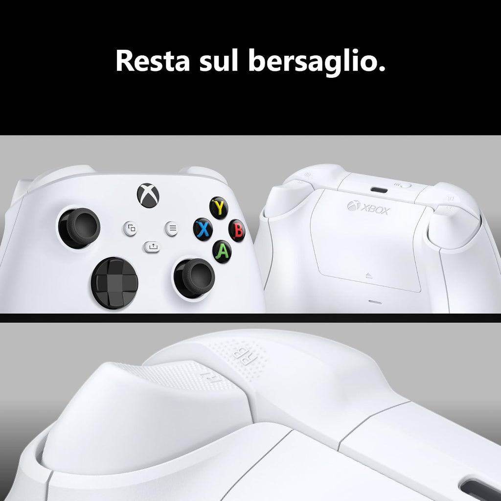 Controller wireless Xbox Robot White (bianco) per Series X|S, Xbox One e PC