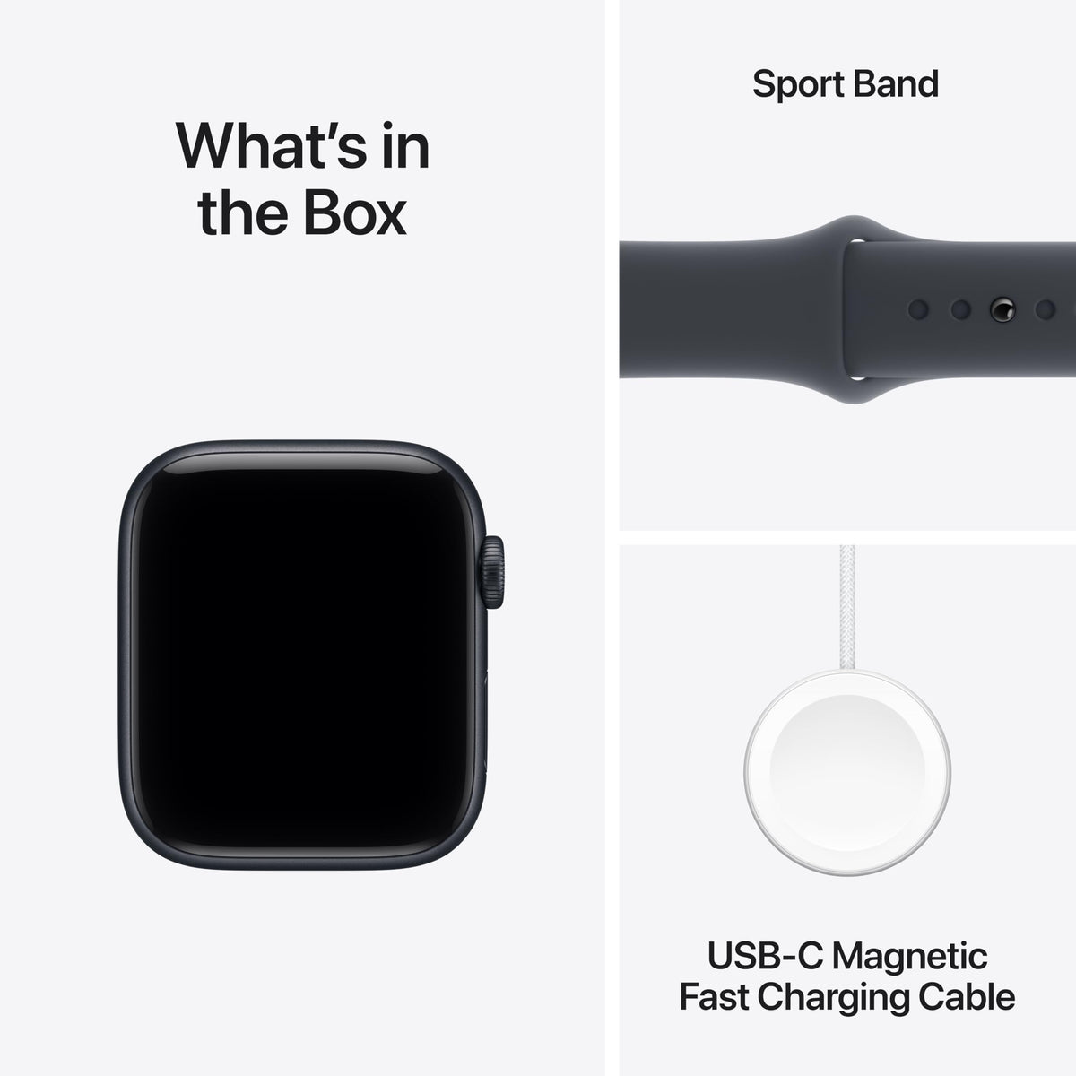 Apple Watch SE 3 GPS 40mm — Cassa Alluminio Galassia, Cinturino Sport S/M, Always-On, Resistente all'Acqua