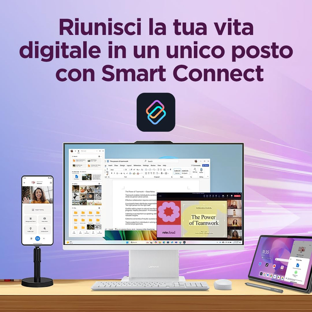 Lenovo Idea Tab Tablet 11" 2.5K (2560x1600) 90Hz IPS, 8GB RAM, 256GB, WiFi, Lenovo Tab Pen Inclusa, MediaTek Dimensity 6300, Android 15, Ideale per Studio, Appunti e Intrattenimento