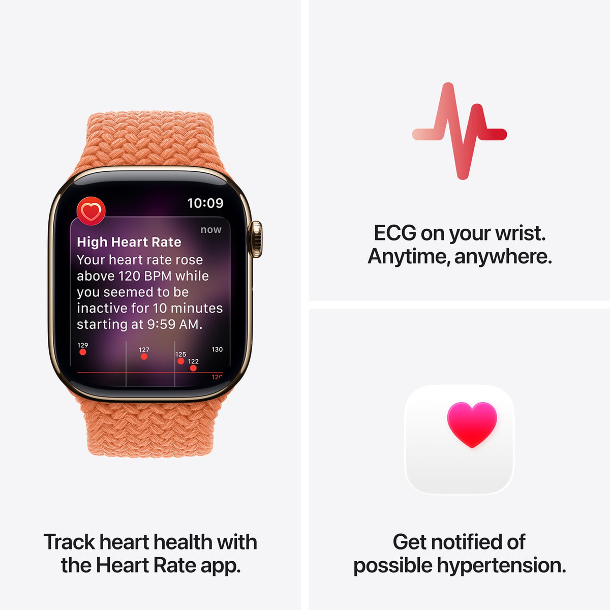 Apple Watch Series 11 GPS 42mm — Cassa Alluminio Nero Siderale, Cinturino Sport S/M, ECG e Monitoraggio Salute