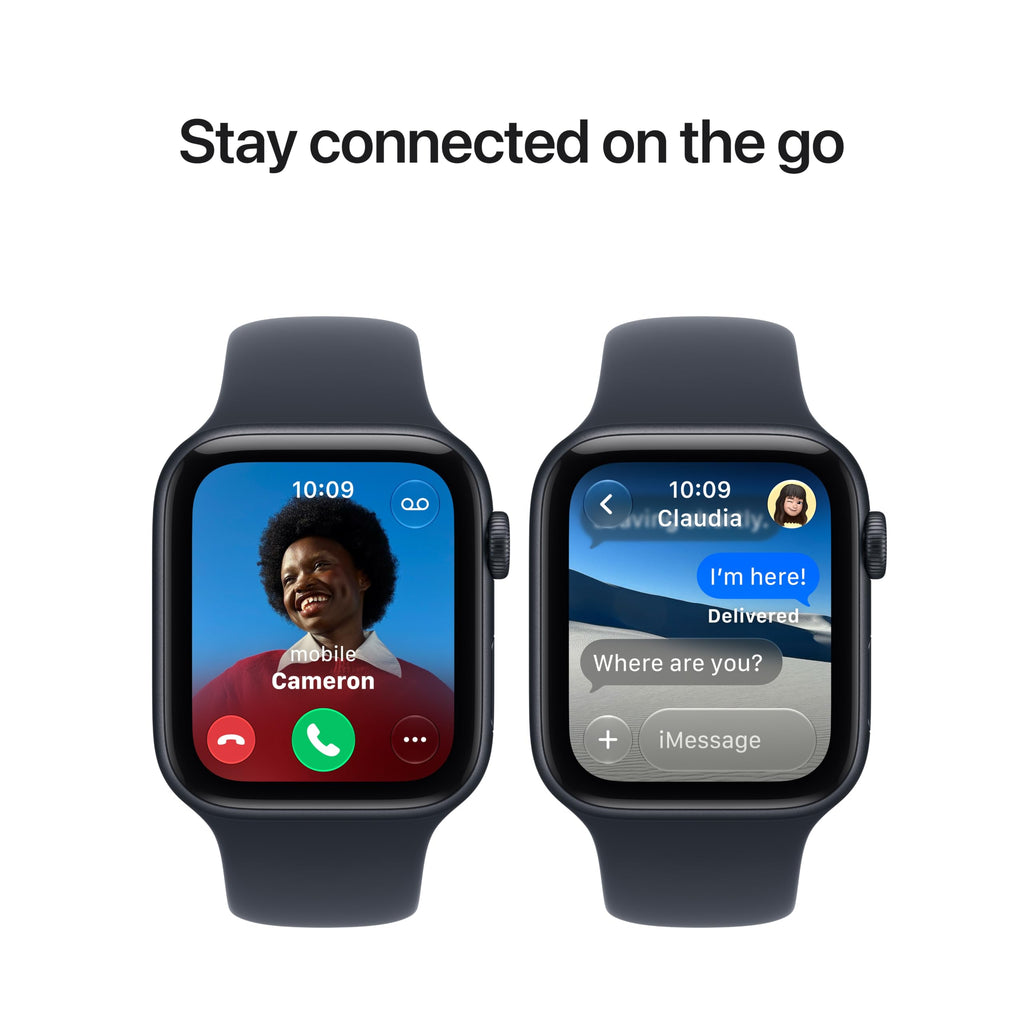 Apple Watch SE 3 GPS 40mm — Cassa Alluminio Galassia, Cinturino Sport S/M, Always-On, Resistente all'Acqua