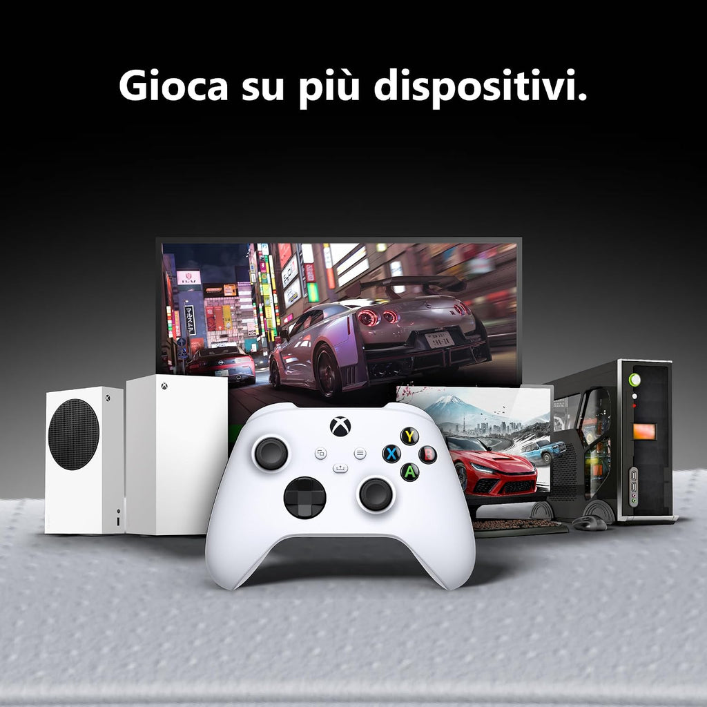 Controller wireless Xbox Robot White (bianco) per Series X|S, Xbox One e PC