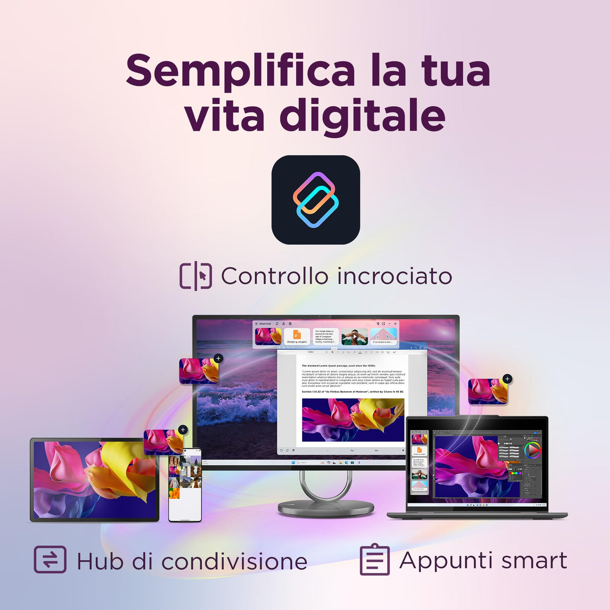 Lenovo Idea Tab Tablet 11" 2.5K (2560x1600) 90Hz IPS, 8GB RAM, 256GB, WiFi, Lenovo Tab Pen Inclusa, MediaTek Dimensity 6300, Android 15, Ideale per Studio, Appunti e Intrattenimento