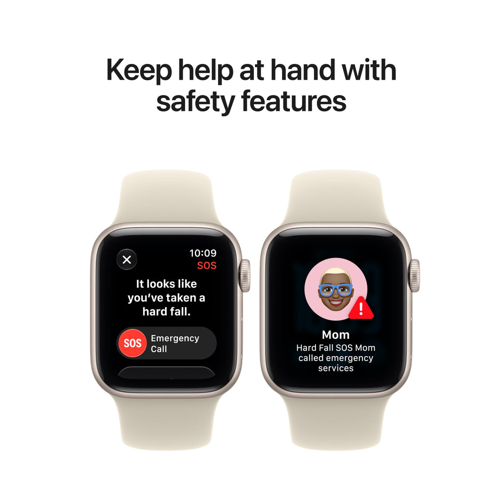 Apple Watch SE 3 GPS 40mm — Cassa Alluminio Galassia, Cinturino Sport S/M, Always-On, Resistente all'Acqua