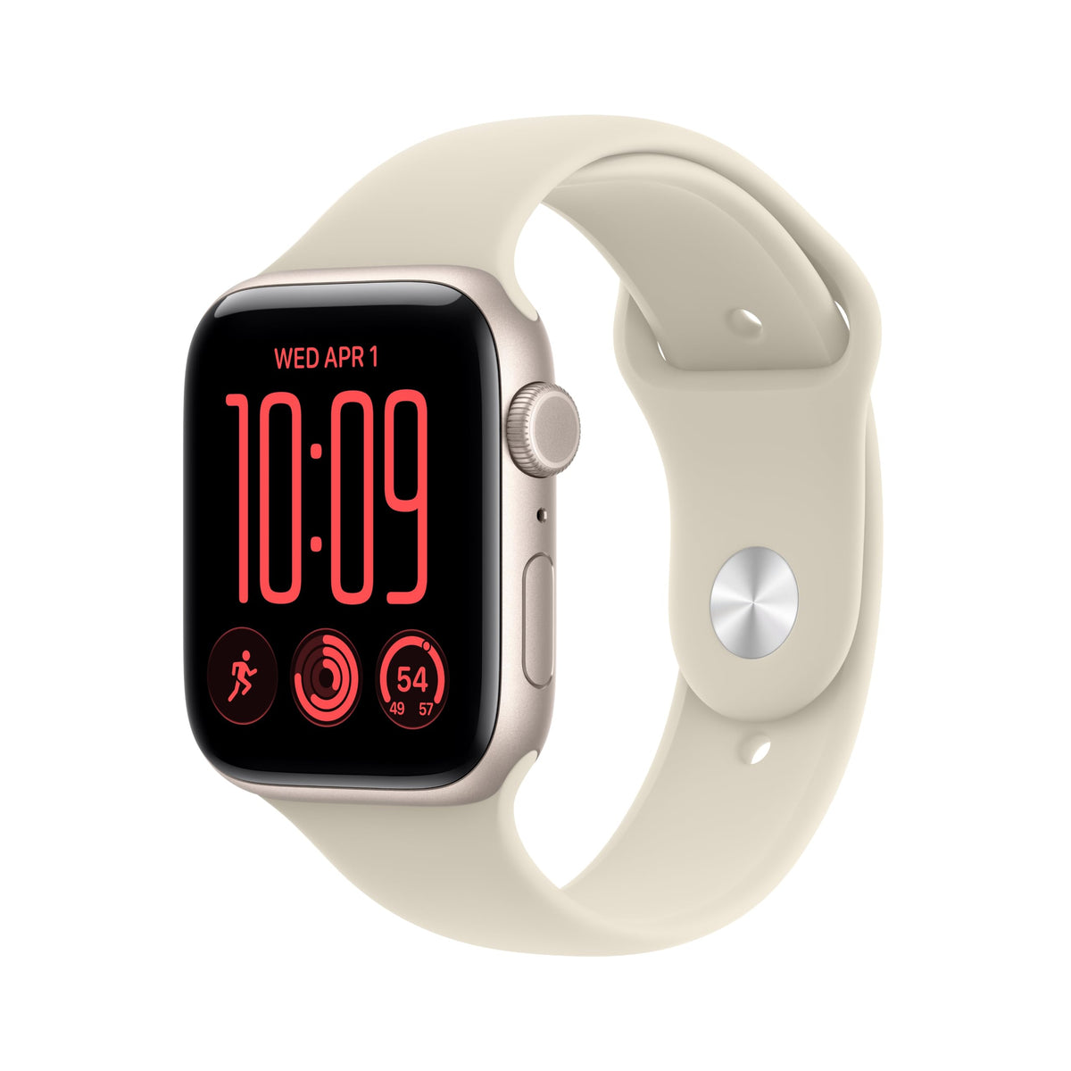 Apple Watch SE 3 GPS 40mm — Cassa Alluminio Galassia, Cinturino Sport S/M, Always-On, Resistente all'Acqua
