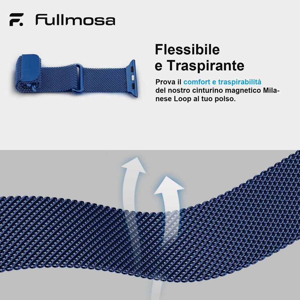 Fullmosa – Cinturino in acciaio per Apple Watch