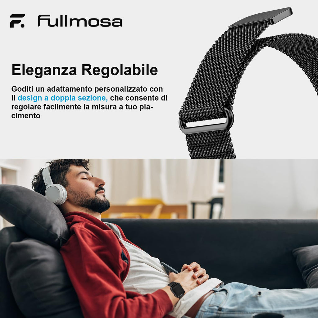 Fullmosa – Cinturino in acciaio per Apple Watch