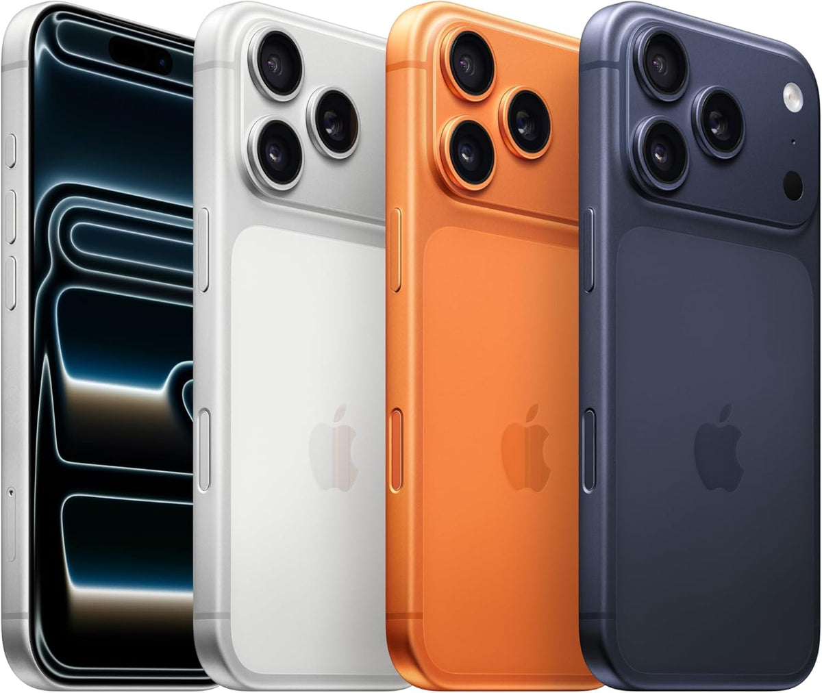 Apple iPhone 17 Pro 256 GB: display 6,3", ProMotion fino a 120Hz, chip A19 Pro, autonomia senza precedenti, sistema di fotocamere Pro Fusion con fotocamera frontale Center Stage; Arancione cosmico