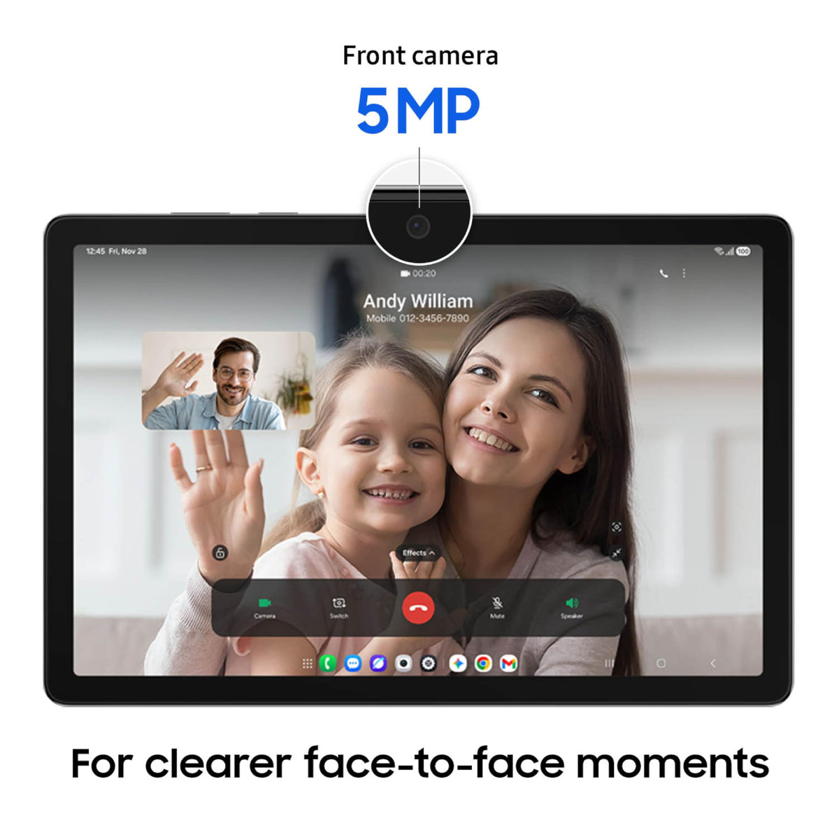 Samsung Galaxy Tab A11+ — 6GB RAM, 128GB Espandibile, Display 11 Pollici, Grigio