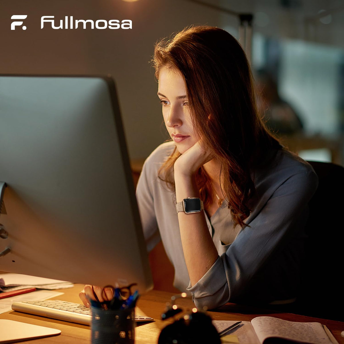 Fullmosa – Cinturino in acciaio per Apple Watch