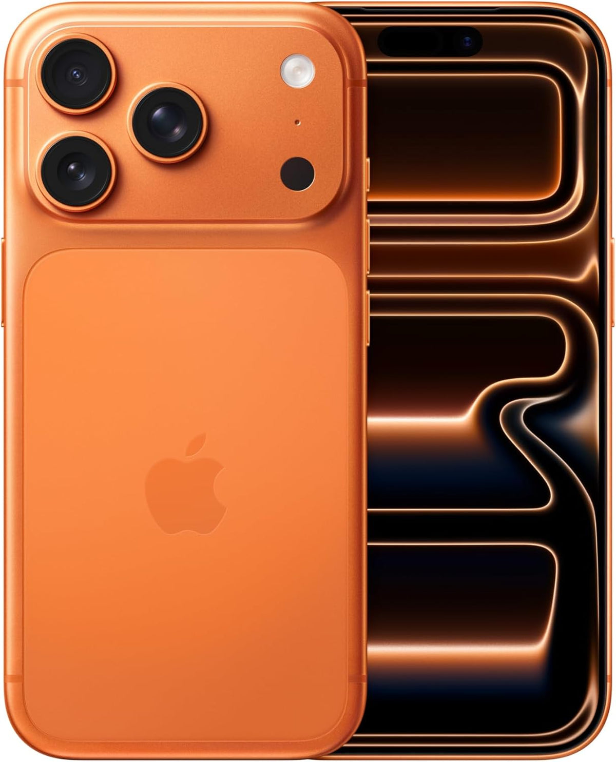 Apple iPhone 17 Pro 256 GB: display 6,3", ProMotion fino a 120Hz, chip A19 Pro, autonomia senza precedenti, sistema di fotocamere Pro Fusion con fotocamera frontale Center Stage; Arancione cosmico