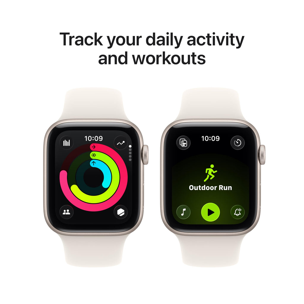 Apple Watch SE 3 GPS 40mm — Cassa Alluminio Galassia, Cinturino Sport S/M, Always-On, Resistente all'Acqua