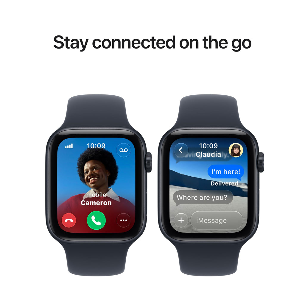 Apple Watch SE 3 GPS 40mm — Cassa Alluminio Galassia, Cinturino Sport S/M, Always-On, Resistente all'Acqua
