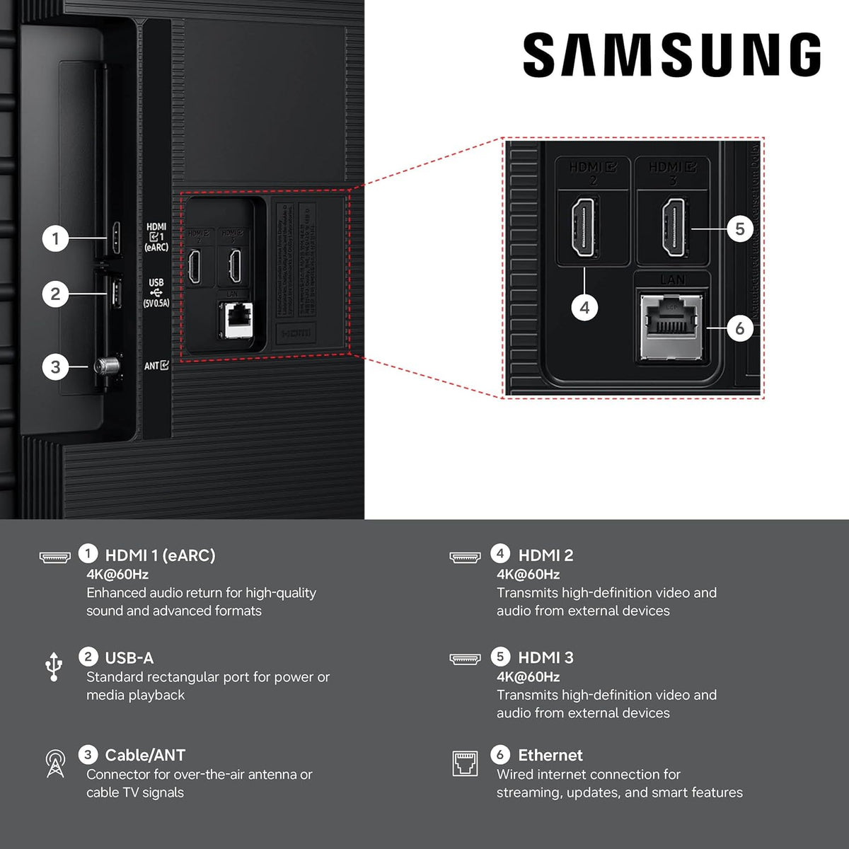 Samsung Smart TV 55 Pollici Mini LED 4K — Serie M70H, Modello 2026