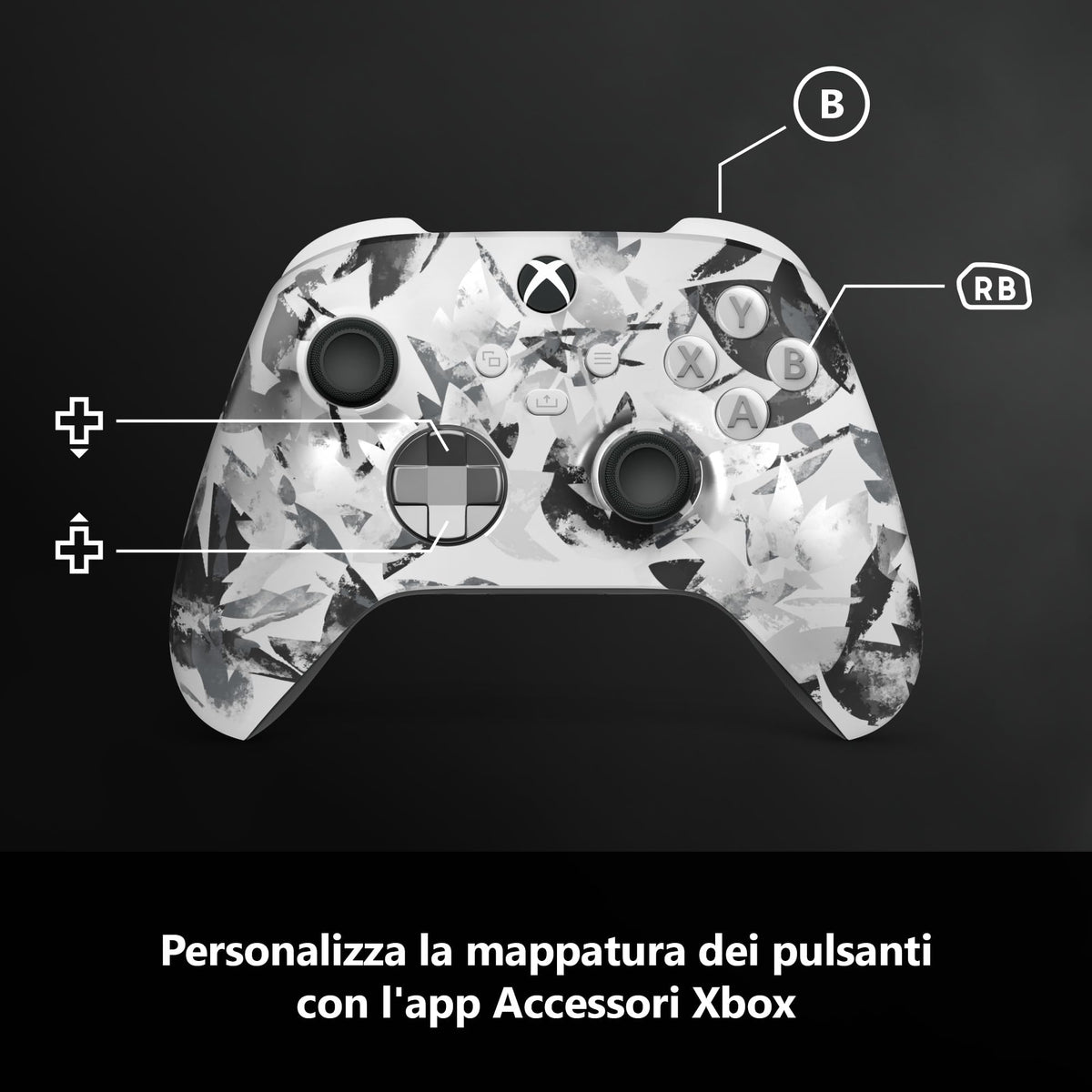 Controller wireless Xbox Robot White (bianco) per Series X|S, Xbox One e PC