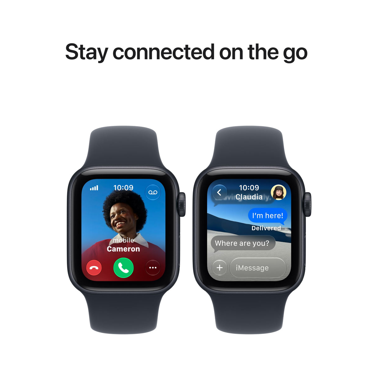 Apple Watch SE 3 GPS 40mm — Cassa Alluminio Galassia, Cinturino Sport S/M, Always-On, Resistente all'Acqua
