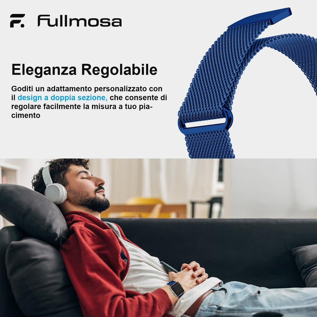 Fullmosa – Cinturino in acciaio per Apple Watch