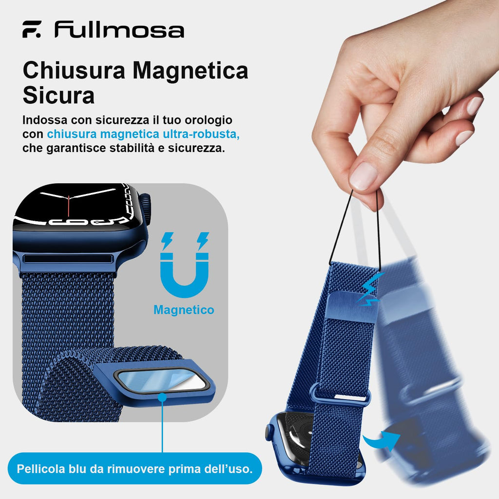 Fullmosa – Cinturino in acciaio per Apple Watch