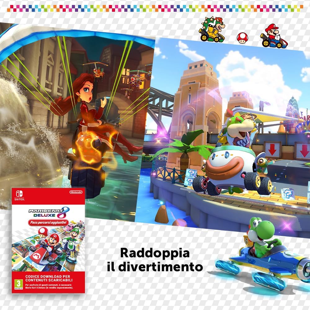 Mario Kart 8 Deluxe per Nintendo Switch – Edizione italiana su scheda