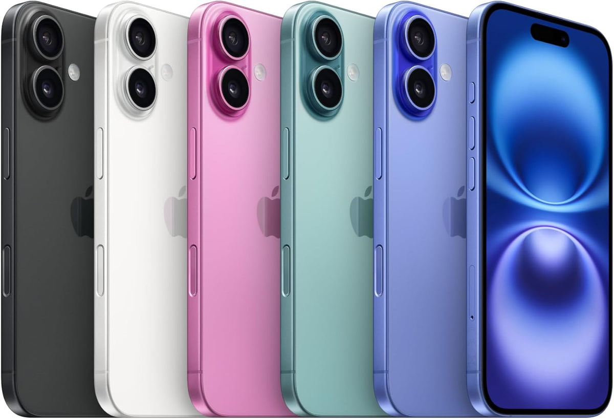 Apple iPhone 16 128 GB: Telefono 5G con Controllo fotocamera, chip A18 e tanta autonomia in più. Compatibile con AirPods; Nero