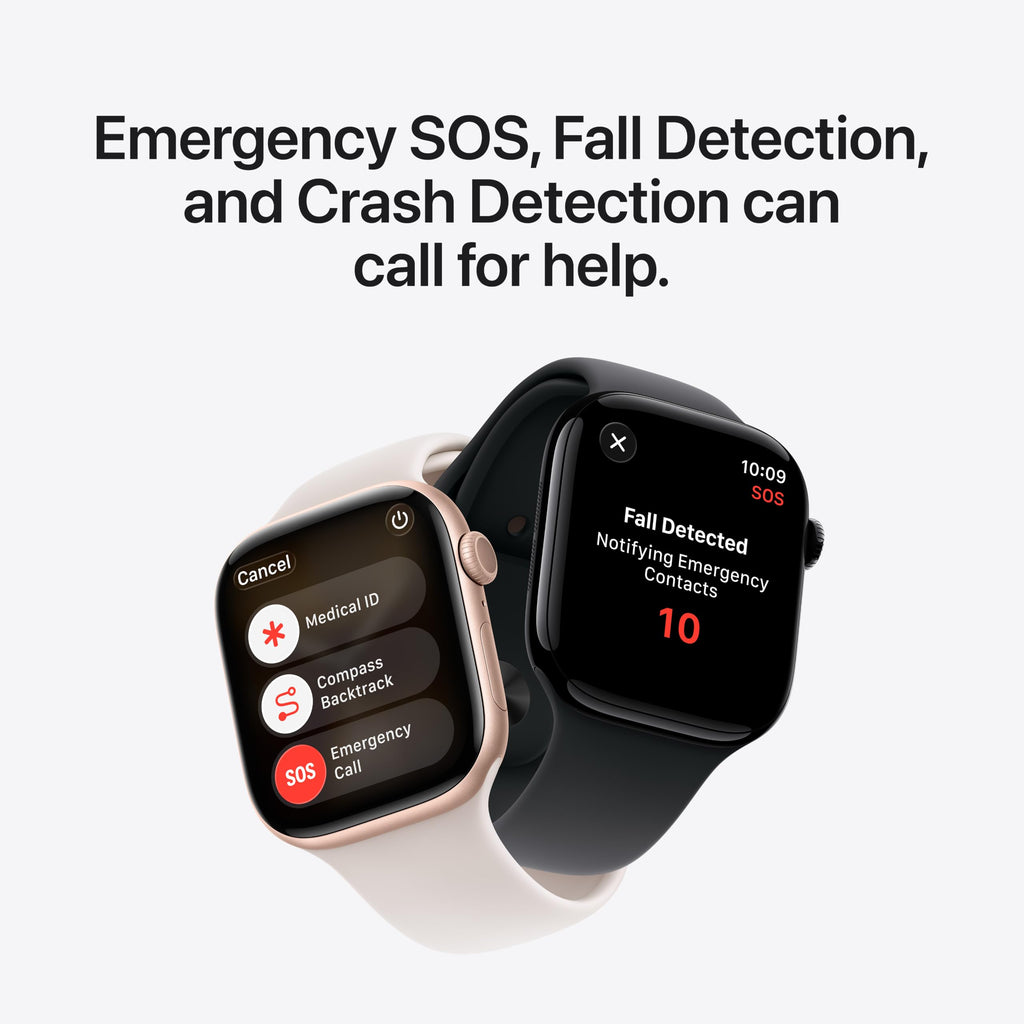Apple Watch Series 11 GPS 42mm — Cassa Alluminio Nero Siderale, Cinturino Sport S/M, ECG e Monitoraggio Salute
