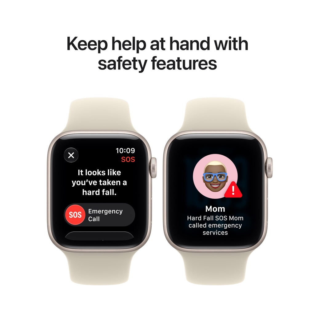 Apple Watch SE 3 GPS 40mm — Cassa Alluminio Galassia, Cinturino Sport S/M, Always-On, Resistente all'Acqua