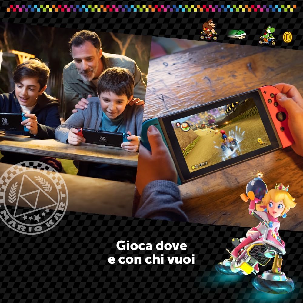 Mario Kart 8 Deluxe per Nintendo Switch – Edizione italiana su scheda