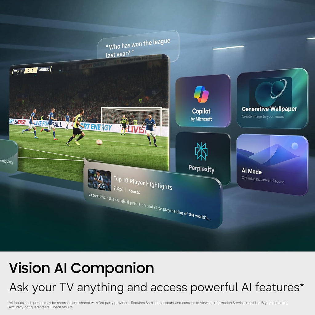 Samsung Smart TV 55 Pollici Mini LED 4K — Serie M70H, Modello 2026