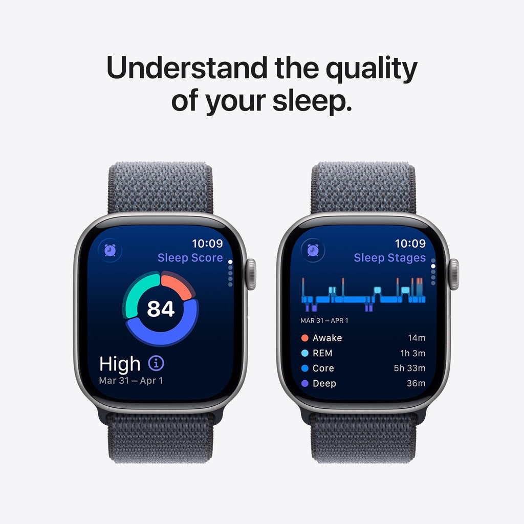Apple Watch Series 11 GPS 42mm — Cassa Alluminio Nero Siderale, Cinturino Sport S/M, ECG e Monitoraggio Salute