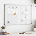 VidaXL Whiteboard magnetisch 100x60x1,7 cm aluminium-0