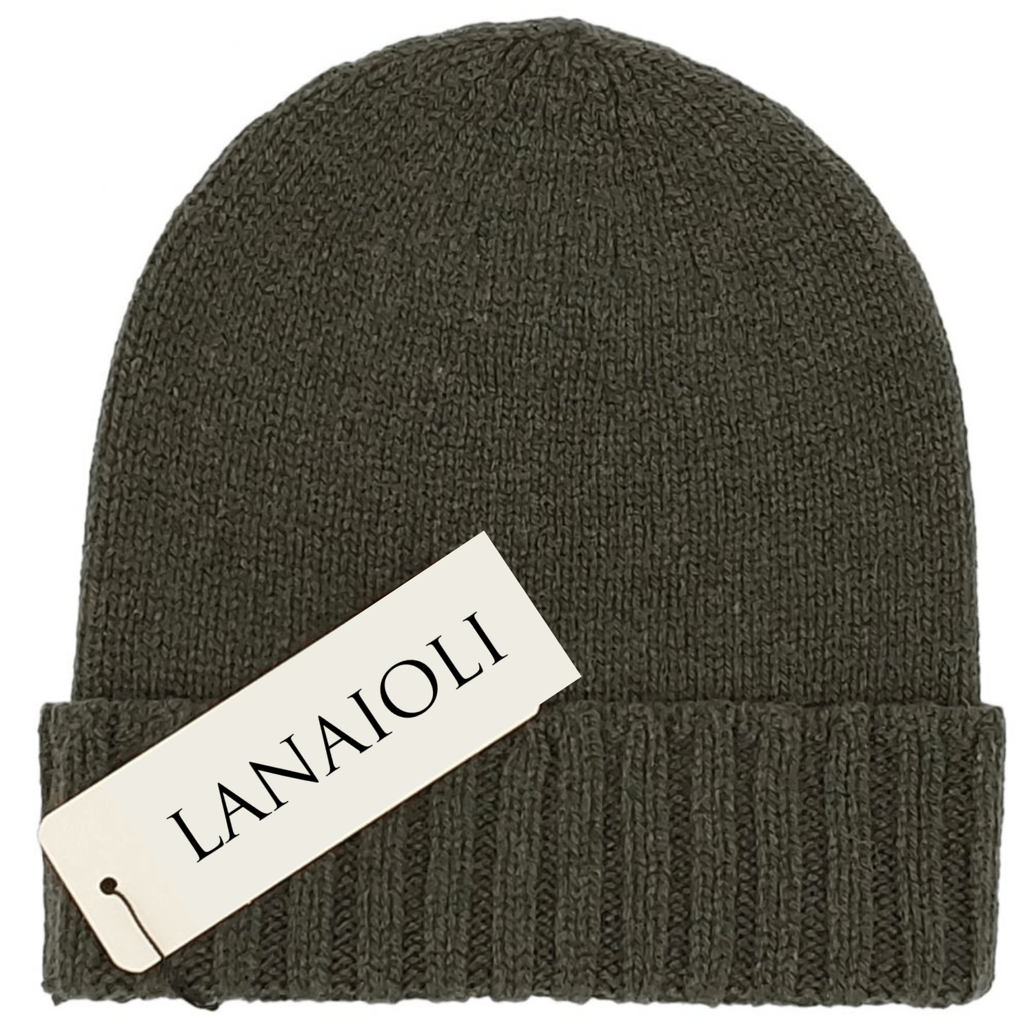 Cappello Uomo Bordo a Coste Cashmere Rigenerato