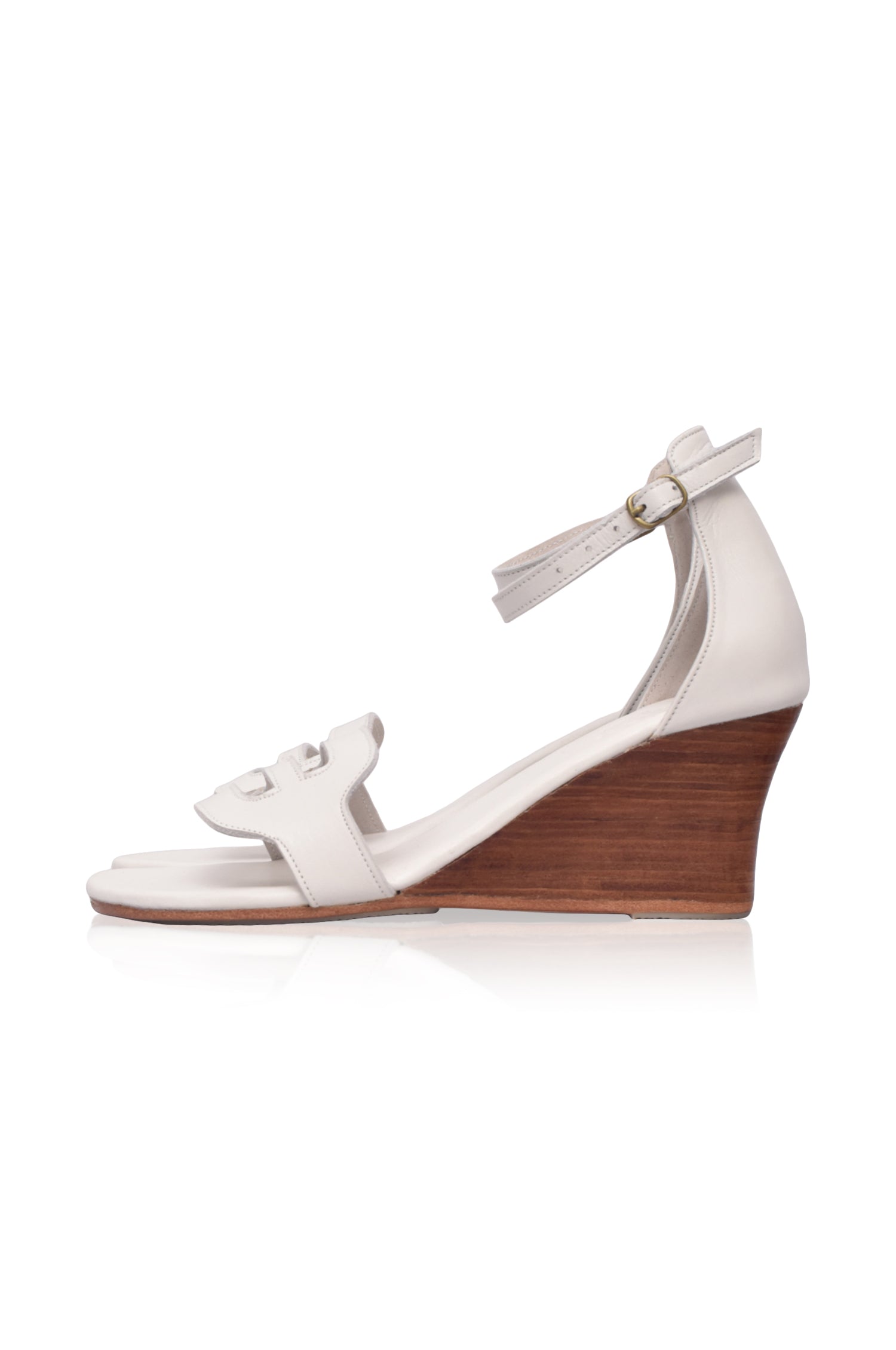 Como Wooden Wedge Sandals