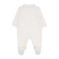 Tutina off-white aperta davanti con orsetto