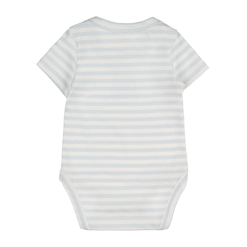 Body azzurro a righe