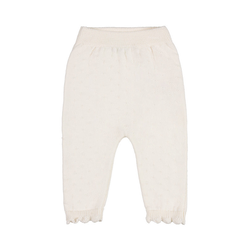 Tutina due pezzi off-white con colletto fiorato