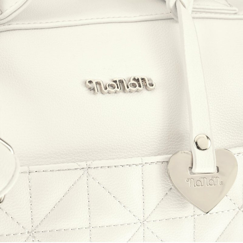 Borsa da Passeggio trapuntata Bianca